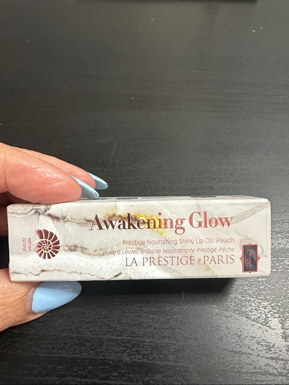 La Prestige Paris Awakening Glow Peach Nourishing Lip Oil